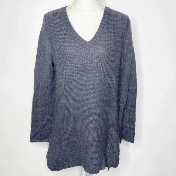 Prana Gray Tunic Sweater Gray Size Medium - Picture 1 of 7